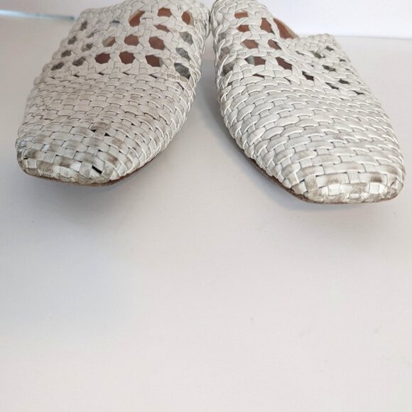 LOQ Marti Mules Slip On Woven Leather Shoe - Picture 7 of 7